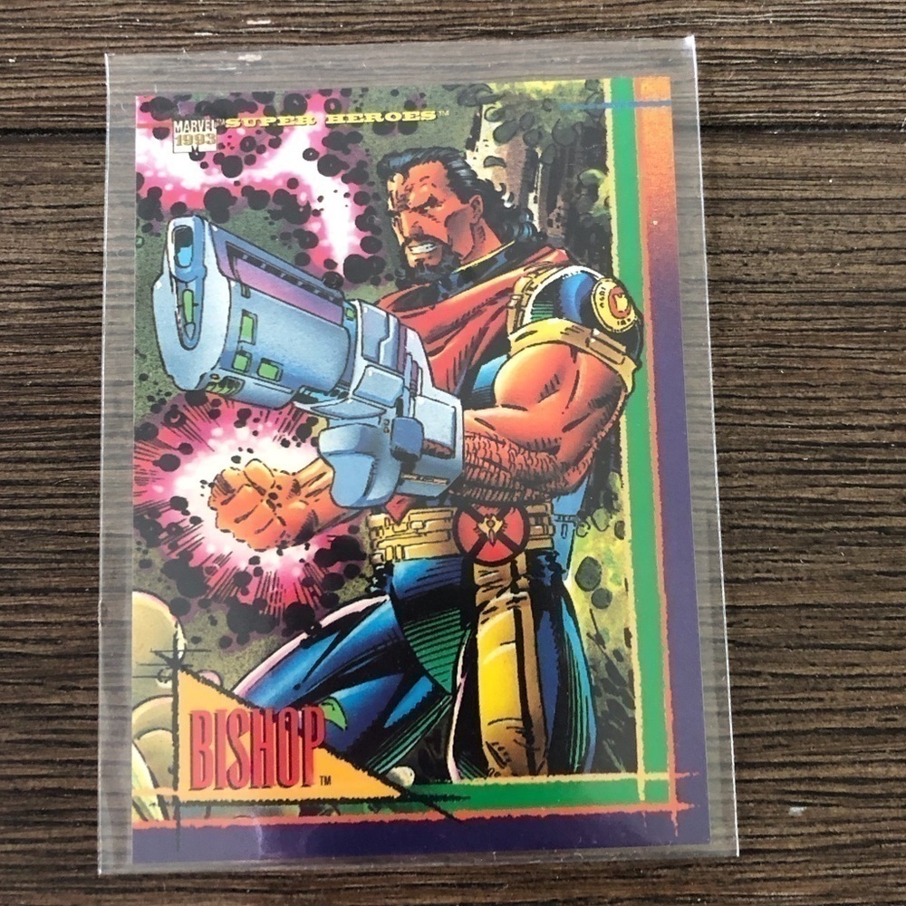 Vintage X-men 1993 trading card: Bishop #117